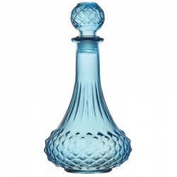 Garrafa 700ml Para Licor Azul
